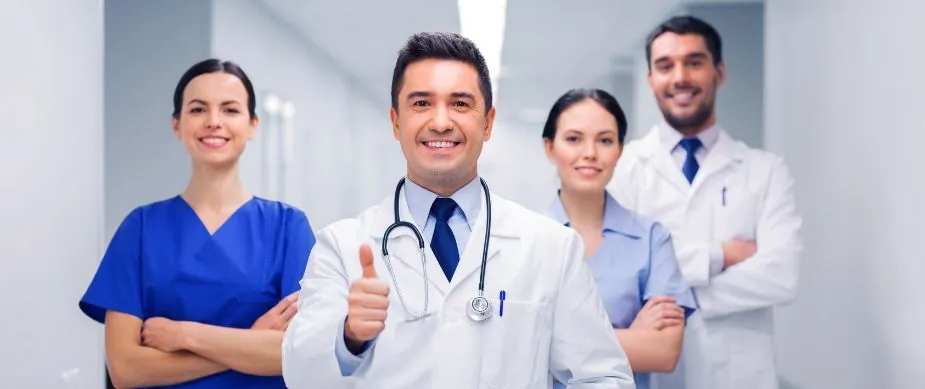 Medical billing specialists reviewing claims